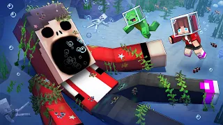 JJ was Buried Under The Water - Maizen Minecraft Animation