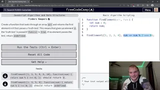 JavaScript Basic Algorithm Scripting FreeCodeCamp