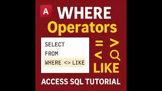 Microsoft Access SQL Operators Explained NOT BETWEEN IN NULL