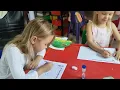 Michaela doing the Mad Minute Grade 1 Maths worksheet 1