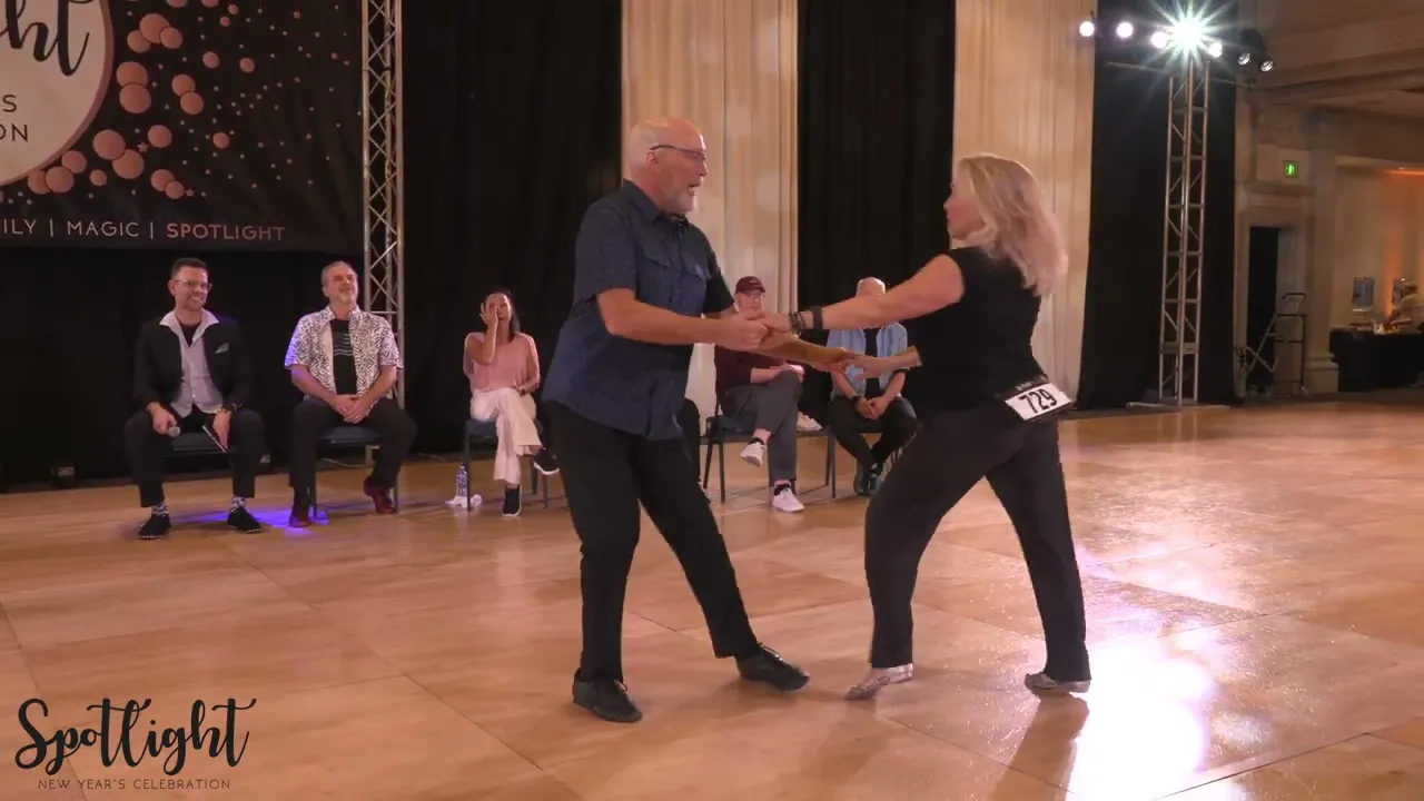 Spotlight New Year's Celebration 2024/2025 Masters Novice Jack & Jill Kevin Eschhofen & Anne Brade