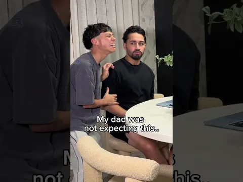 Dad was not expecting son to do this😂 #shorts