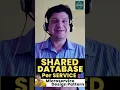 Shared Database Per Service Microservice Design Pattern Short Tutorial with Examples for Programmers