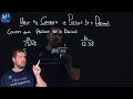 How to Convert a Percent to a Decimal Part 2 of 2 Convert 135 and 12 5 to a Decimal