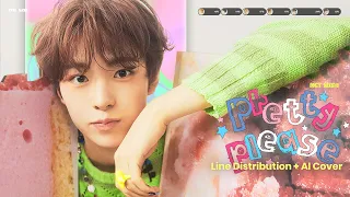 ai cover nct wish pretty please line distribution color coded lyrics 