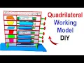 quadrilateral working model 3d - maths tlm working model