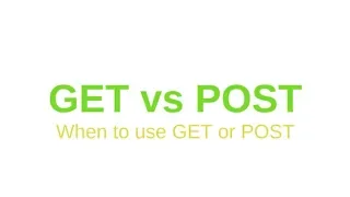 Post vs Get