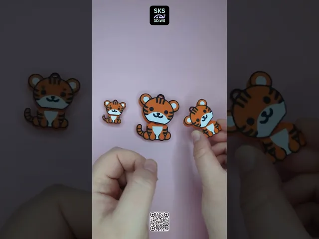 Tiger Wiggle Keyring video thumbnail