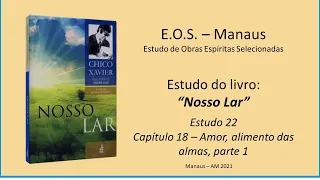 Nosso Lar - Estudo 22 - Capítulo 18: Amor, alimento das almas (parte 1)