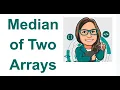 How to Find the Median of Two Sorted Arrays Simple JavaScript Solution JavaScript Carla Codes