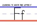 Write the Letter F - ABC Writing for Kids