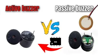 انواع سماعات البيزو Active And Passive Buzzer 