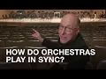 How do orchestras play in sync Tom Allen explains