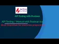 What is a API API Testing with postman tool Part 1