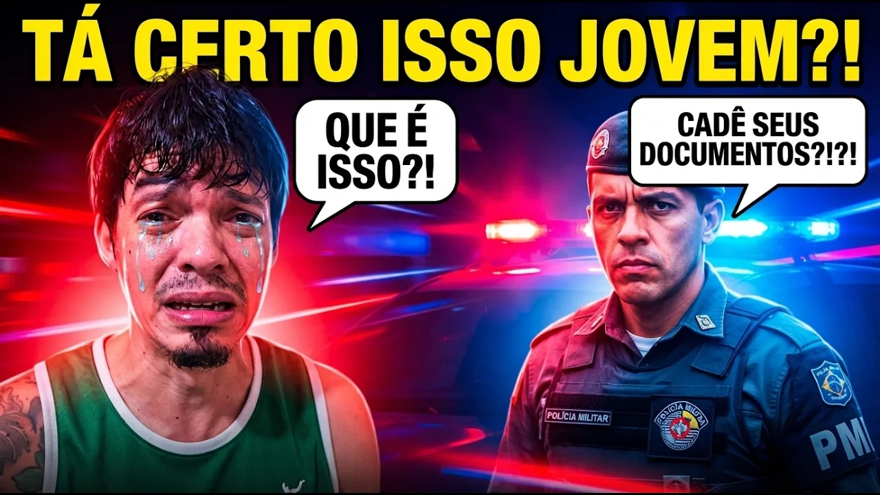 PAI SOLTEIRO É PEGO POR POLICIAIS APOS VISITAR AMIGOS DEEPTUBE NEWS