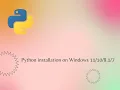install python on windows 11 Python installation Install Python 3 11 4 on Windows 11 2024