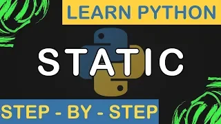 Static Attributes in Python - Python Step By Step
