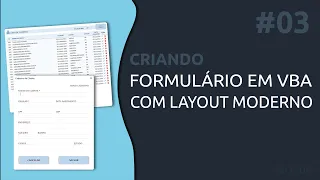 #3 Criando Cadastro de Clientes - Criando Formulário VBA