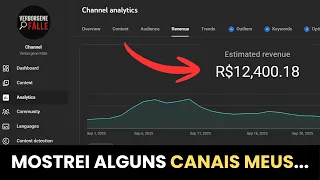 como criar canais que fazem 10 mil reais por mês com "facilidade"
