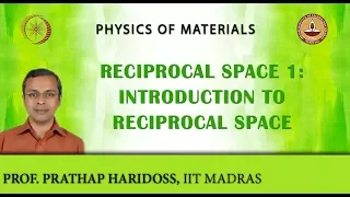 Reciprocal Space 1: Introduction to Reciprocal Space