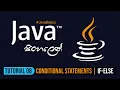 Java Sinhala Tutorial 8 - Conditional Statements If