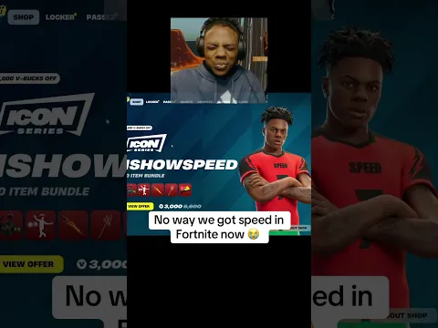 I Show Speed in Fortnite 😳 #shorts