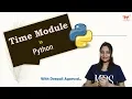 Time Module in Python Quiz Q3 PyCharm Hindi