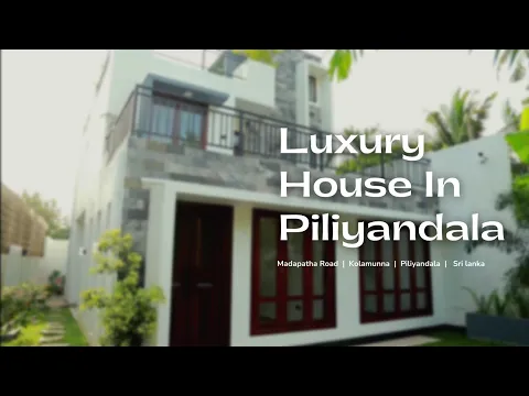 Two Storey Luxury Box Type House In Piliyandala 1080 HD 2022 Pasan Gamachchige