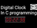Digital clock in C programming NKV smart works