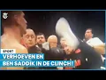 Hier probeert Jamal Ben Saddik Rico Verhoeven te schoppen