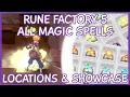 Rune Factory 5 - ALL Magic Spell Locations Showcase