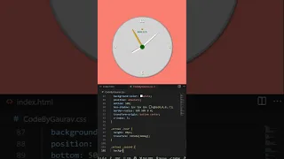 Real-Time Clock using HTML CSS JavaScript