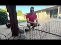 Decorative Garden Fence 24 Pack Black 24 Ft L X 24 in H Animal Barrier Fence for Small Dog