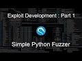 Exploit Development Part 1 Simple Python Fuzzer