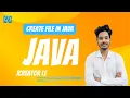 Create file in JCreator LE for java programming CodeTechAyush