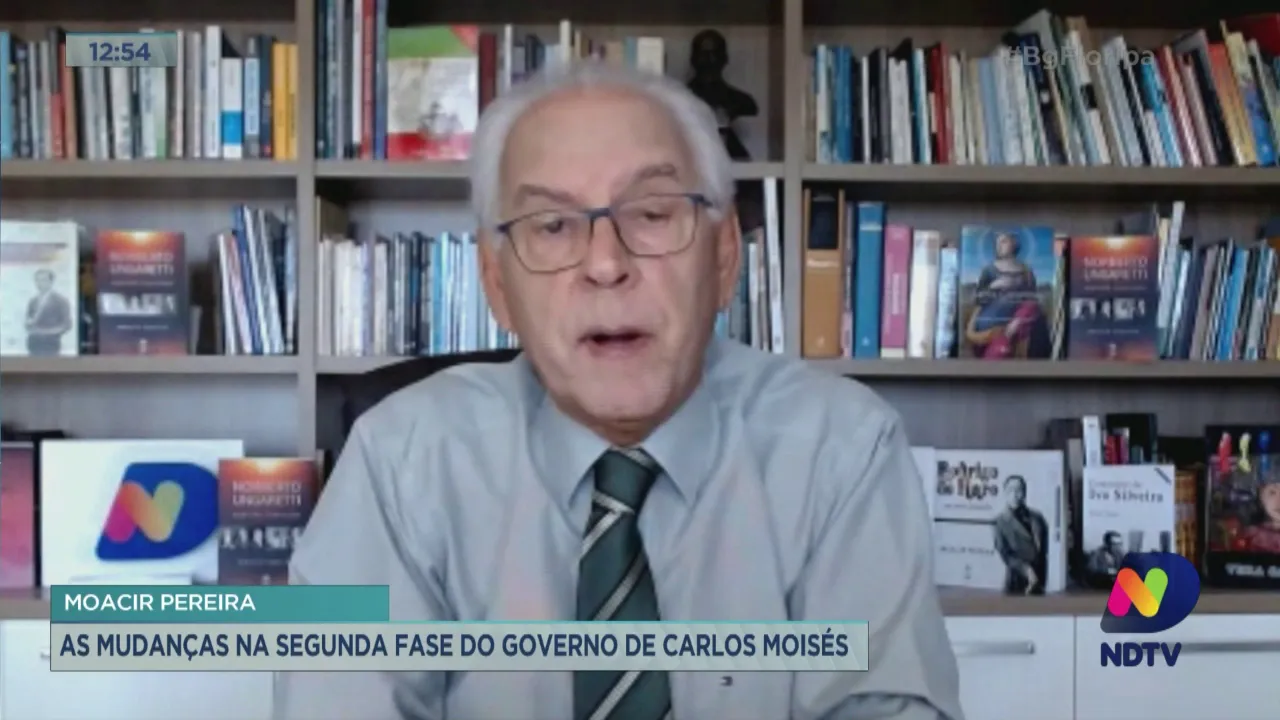 Moacir Pereira comenta a mudança no governo de Carlos Moisés
