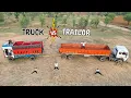 Lagu Truck VS Trailor Ultimate Power Test🔥 | दोनों में से कौन जीतेगा? Shocking Results