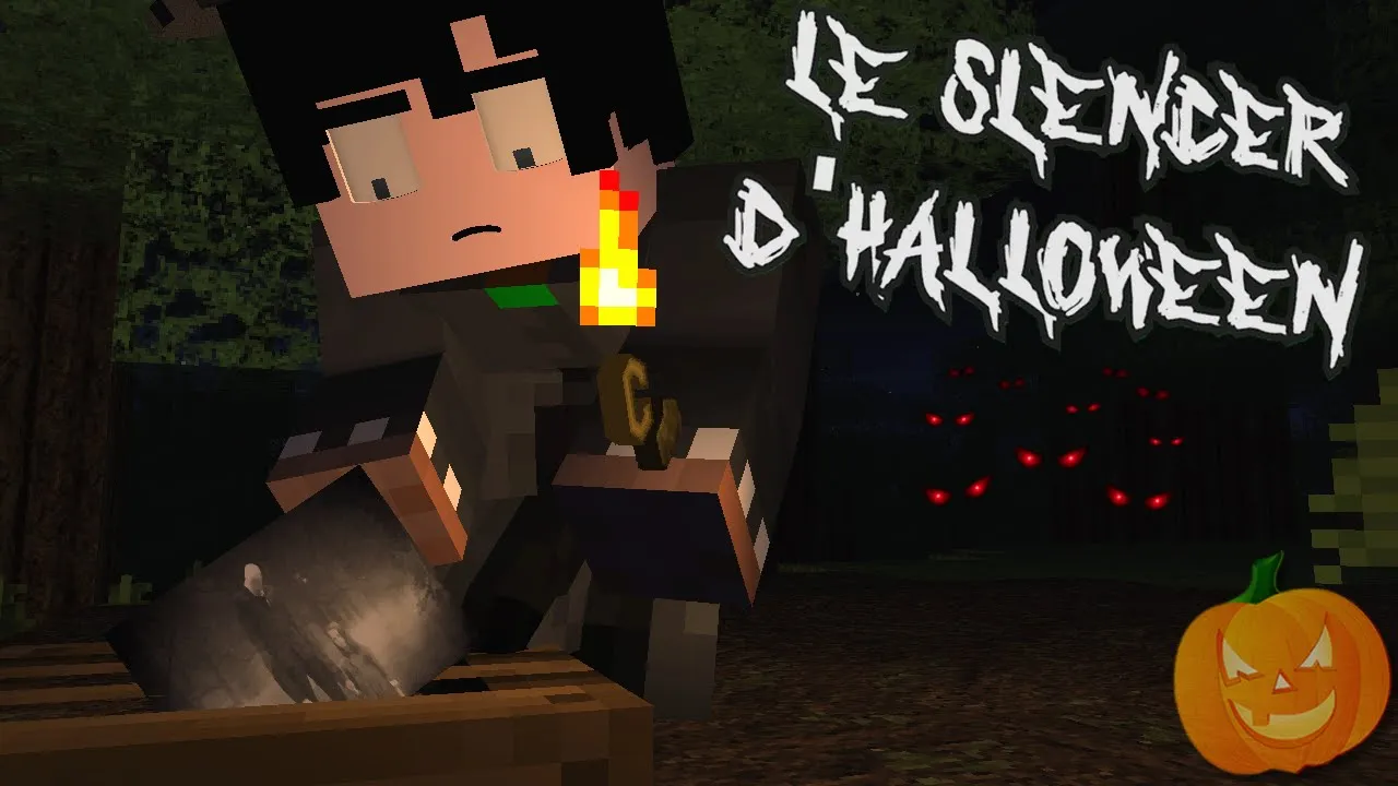 Court-Métrage : Le Slender d'Halloween (Minecraft Animation)