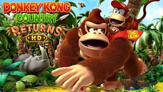 Donkey Kong Country Returns HD Full Game 100 Walkthrough 