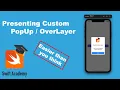 Custom PopUp Overlayer View - Swift