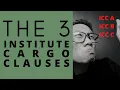 Marine Insurance in a Nutshell - The 3 Institute Cargo Clauses ICC