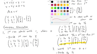 Gaussian Elimination