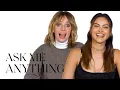Camila Mendes Maya Hawke Talk Astrology Love Languages and Do Revenge Ask Me Anything ELLE