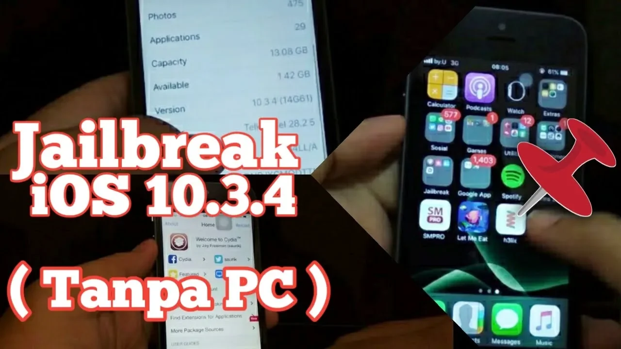 Cara Mudah Instal Aplikasi Iphone 4 Tanpa PC Agar Compartible di IOS 7.1.2. 