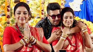 Rupali Ganguly Adorable Moments at Durga Puja 2026 ❤️ | So Sweet!