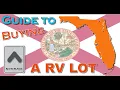 Guide to buying a RV lot in Florida