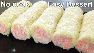 just 10 minutes dessert with few ingredients instant u0026 easy dessert recipe