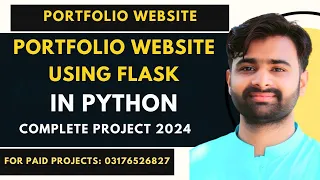Portfolio Website Using Flask Complete Porfolio Website Using Python
