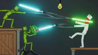 People Throwing Lightsabers At Each Other In People Playground (72)