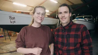 Saying goodbye to our boat